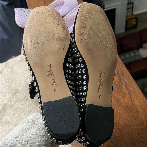 Sam Edelman Black Studded Flats - Picture 7 of 7